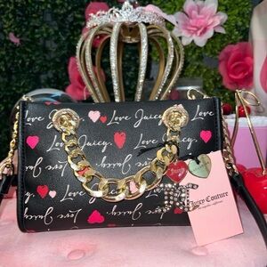 🩷🍒 Juicy couture love letter mini tote bag